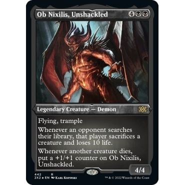 Image for Ob Nixilis, Unshackled (Foil Etched) (442) (2X2) - Magic: The Gathering