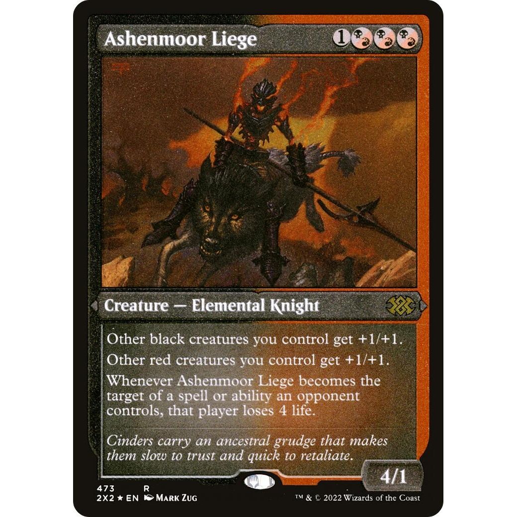 Image for Ashenmoor Liege (Foil Etched) (473) (2X2) - Magic: The Gathering