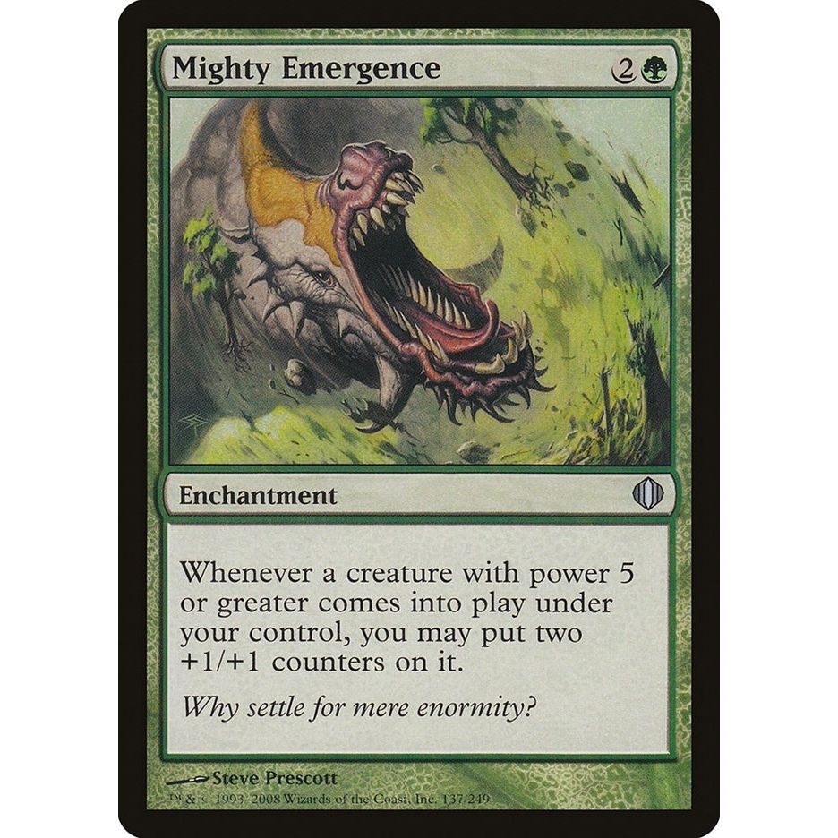 Image for Mighty Emergence (137) (ALA) - Magic: The Gathering