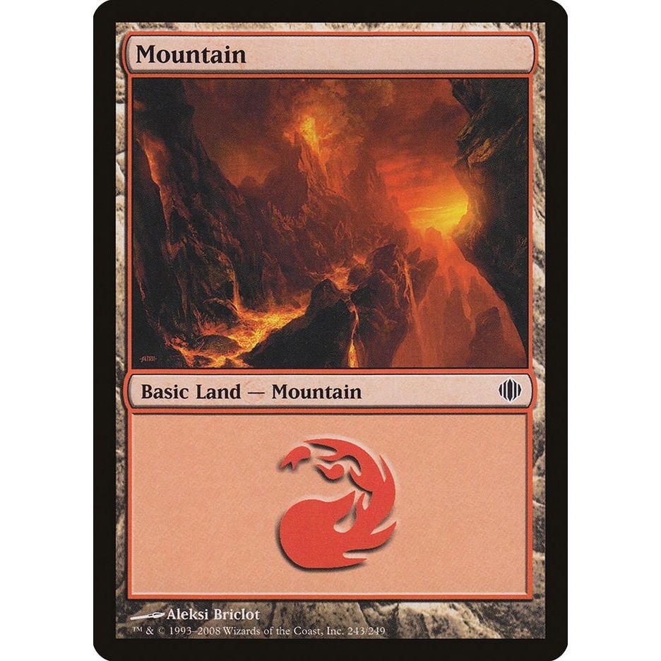 Image for Mountain (243) (243) (ALA) - Magic: The Gathering
