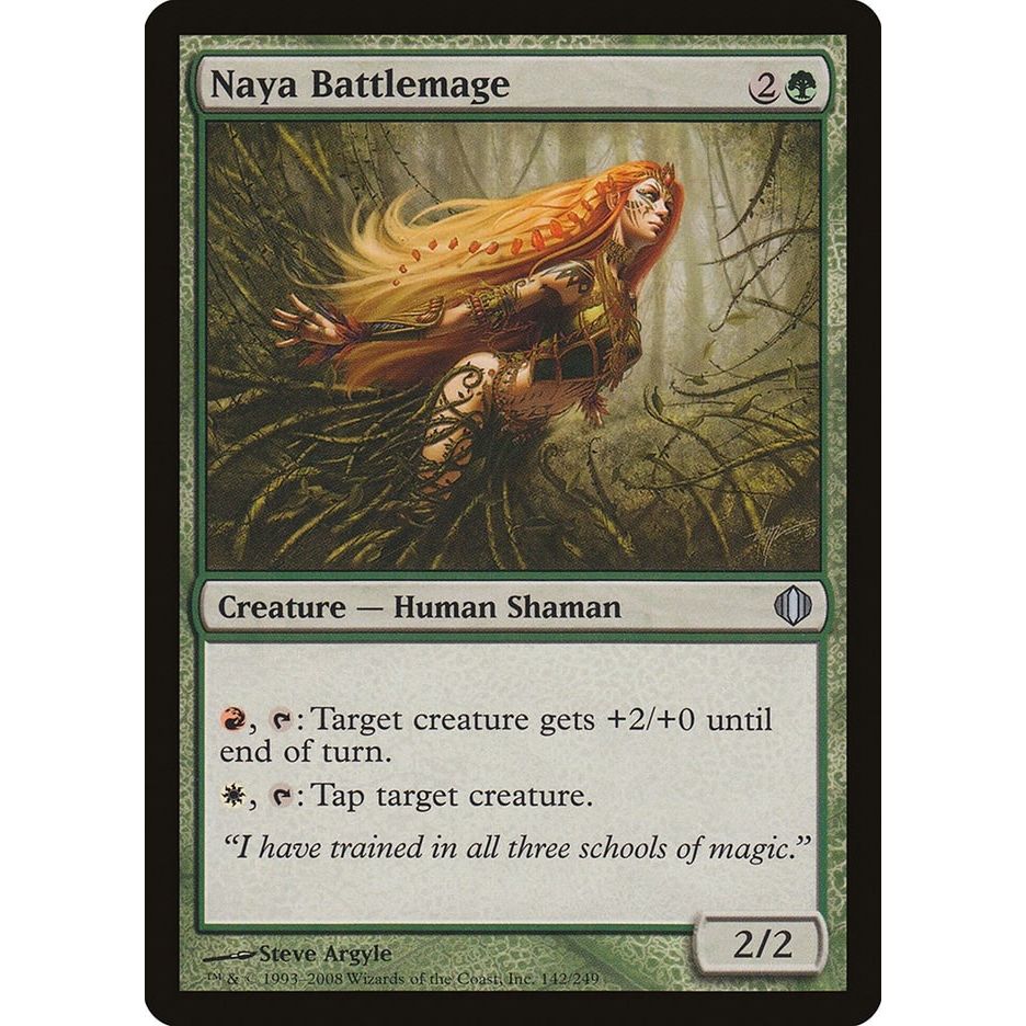 Image for Naya Battlemage (142) (ALA) - Magic: The Gathering