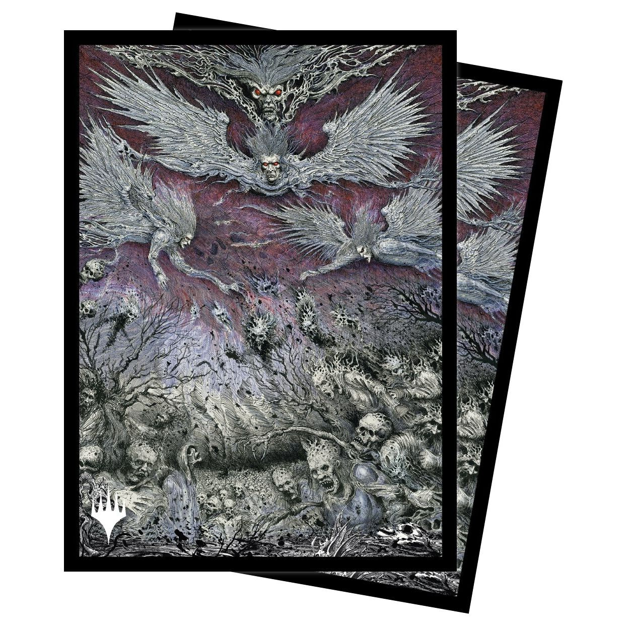 Image for Double Masters 2022 Damnation (V3) Standard Deck Protector sleeves for Magic (100-Pack) - Card Sleeves