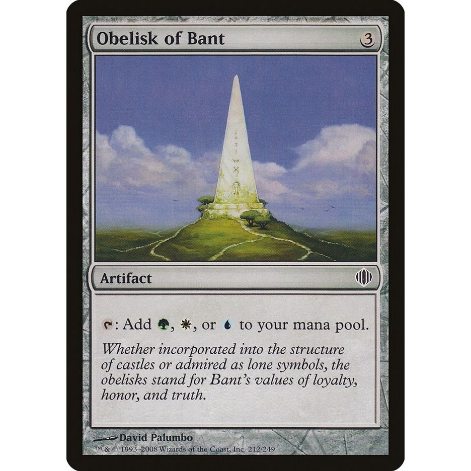 Image for Obelisk of Bant (212) (ALA) - Magic: The Gathering