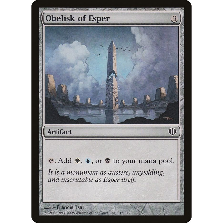 Image for Obelisk of Esper (213) (ALA) - Magic: The Gathering