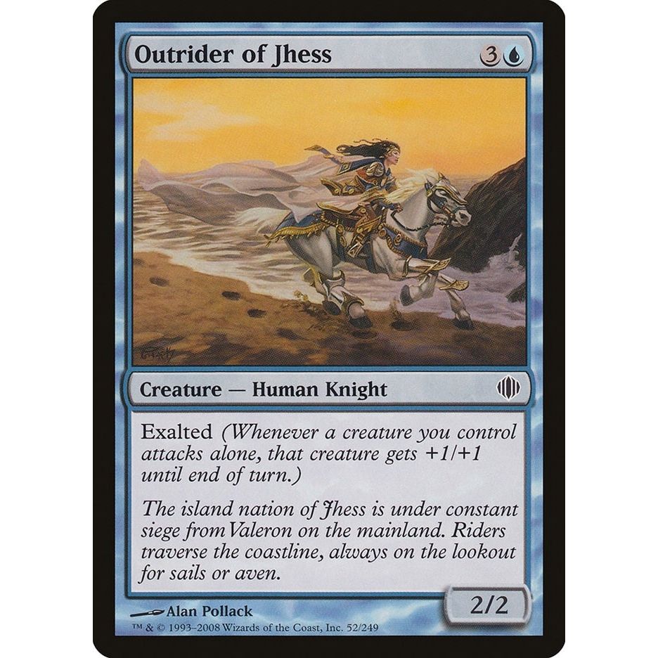 Image for Outrider of Jhess (52) (ALA) - Magic: The Gathering