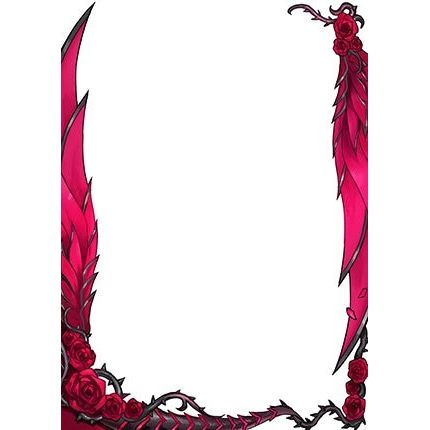Image for Small Black Thorn Rose Border Oversleeves (70-Pack) - Card Sleeves