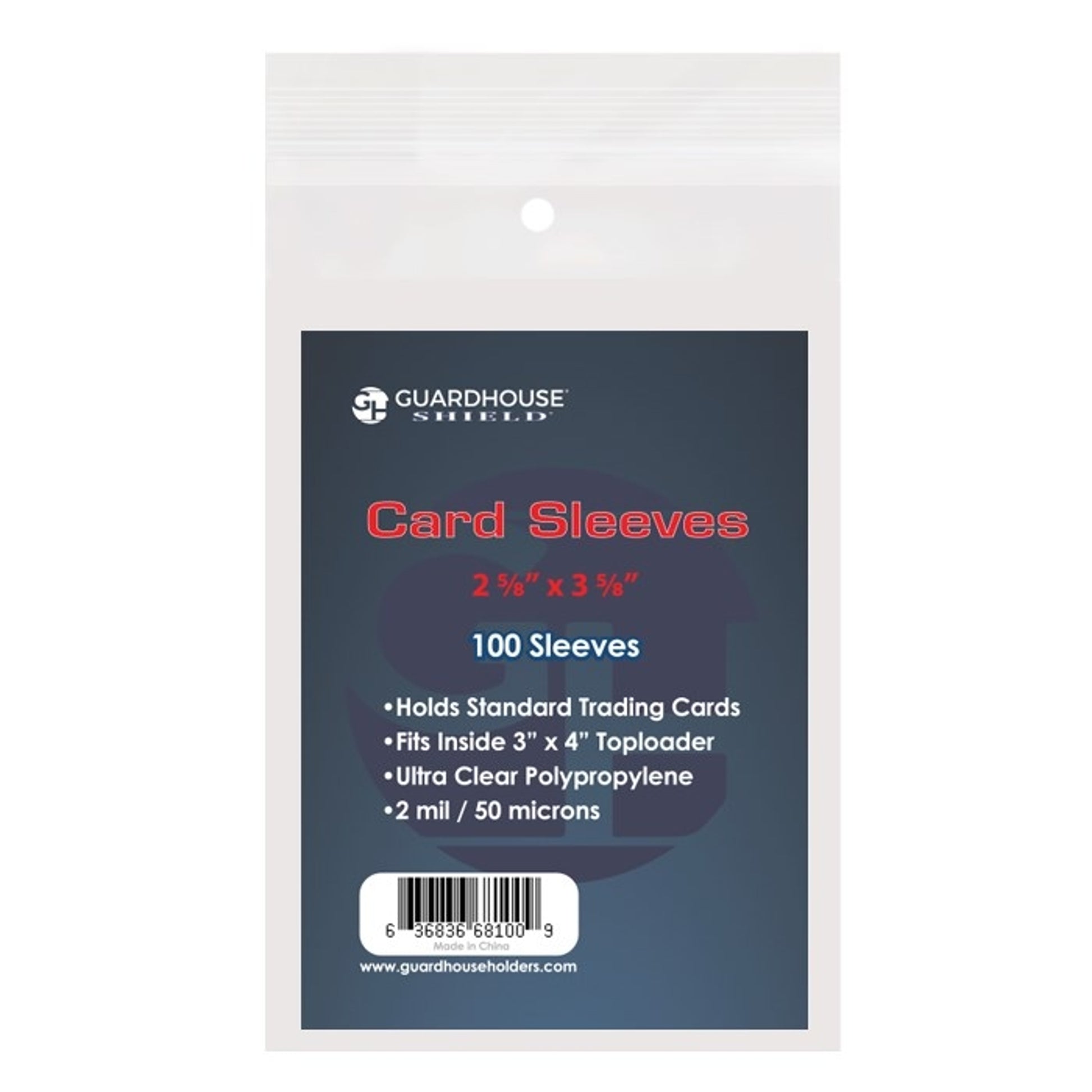 Image for Shield Sleeve for Standard Trading Cards (100-Pack) - Card Sleeves