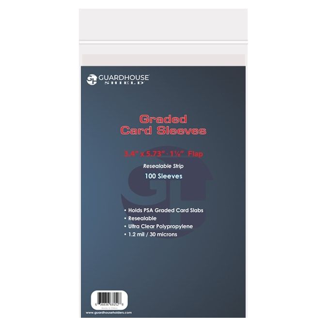 Image for Shield Resealable Sleeve for PSA Slabs (100-Pack) - Card Sleeves