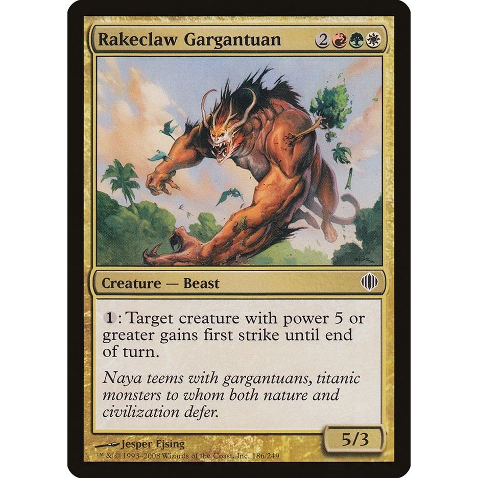 Image for Rakeclaw Gargantuan (186) (ALA) - Magic: The Gathering