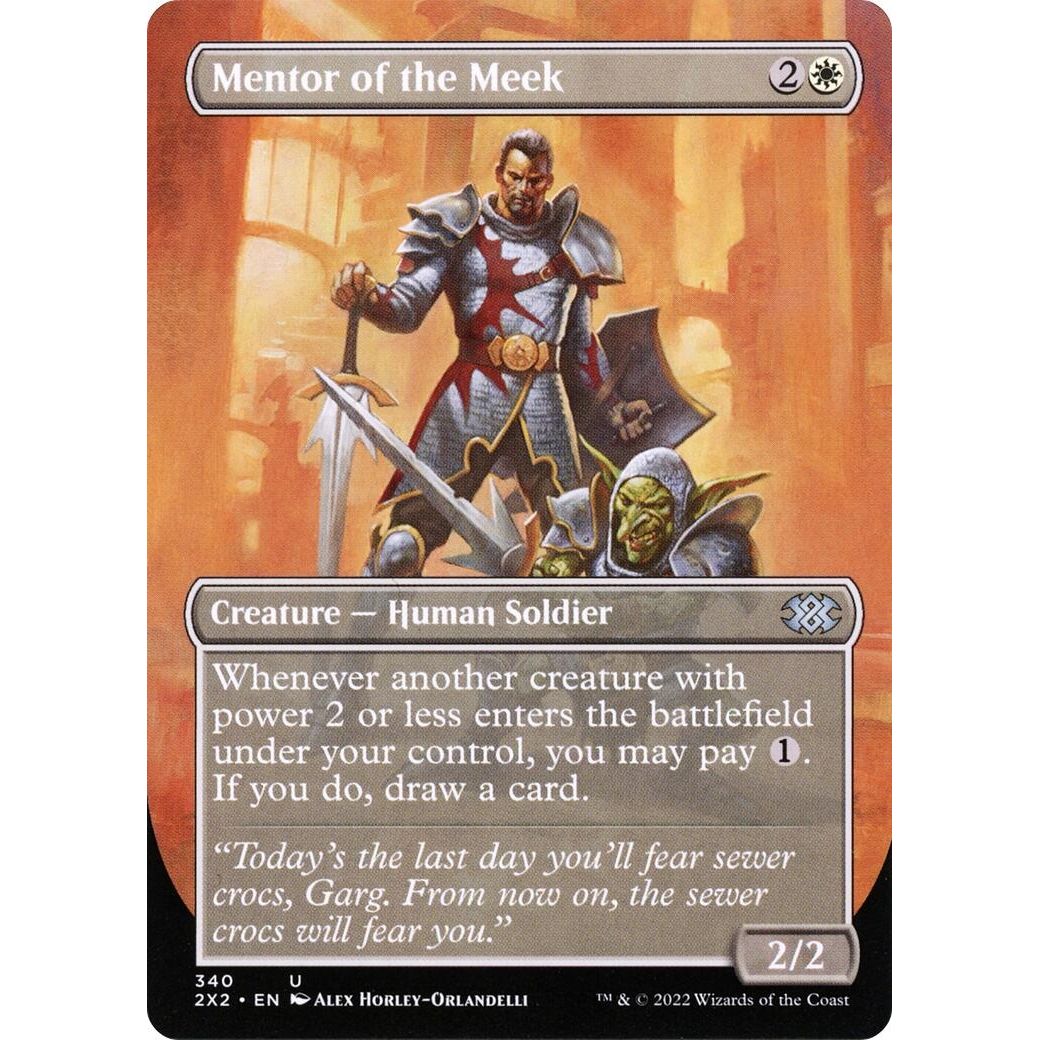 Image for Mentor of the Meek (Borderless) (340) (2X2) - Magic: The Gathering