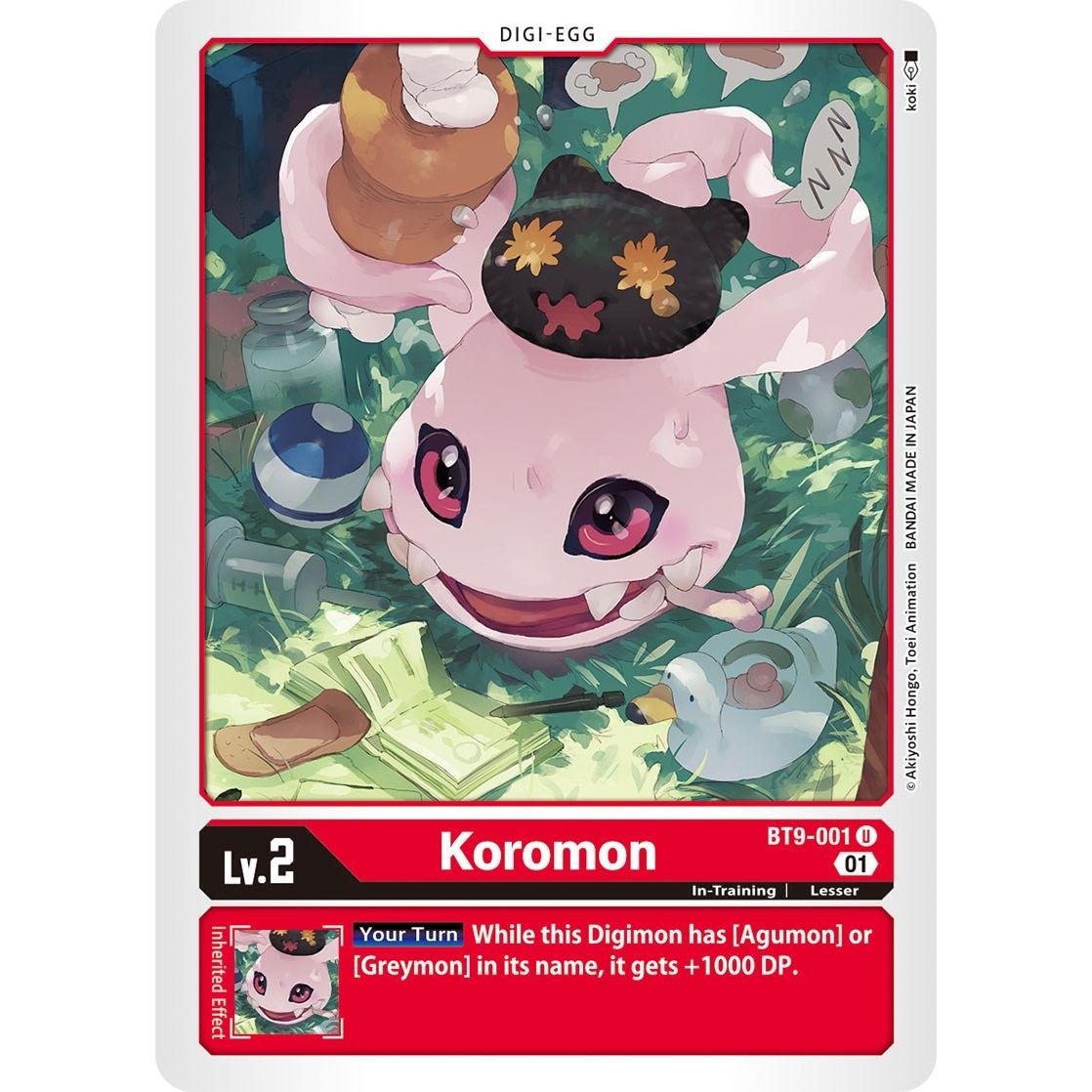 Image for Koromon (BT9-001 U) (BT09) - Digimon Card Game