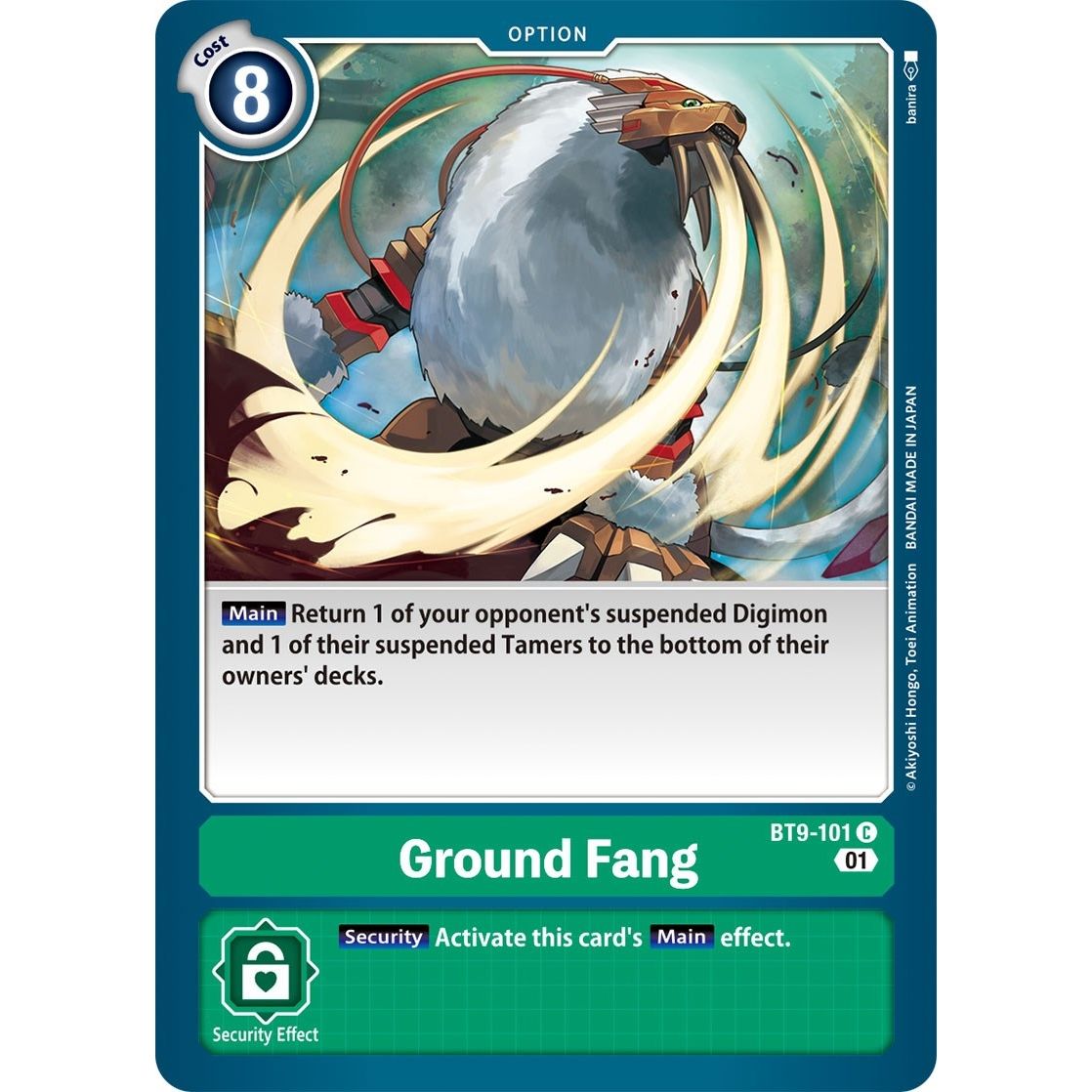 Image for Ground Fang (BT9-101 C) (BT09) - Digimon Card Game