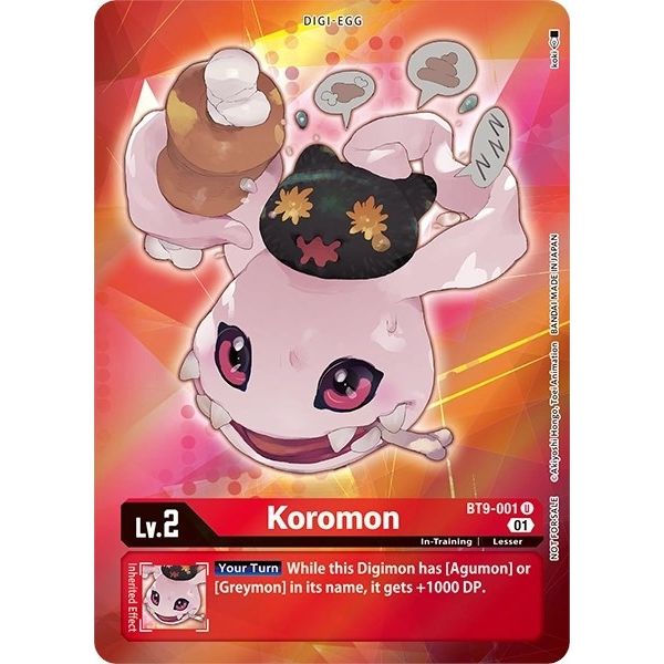 Image for Koromon (Box Topper) (BT9-001 U) (BT09) - Digimon Card Game