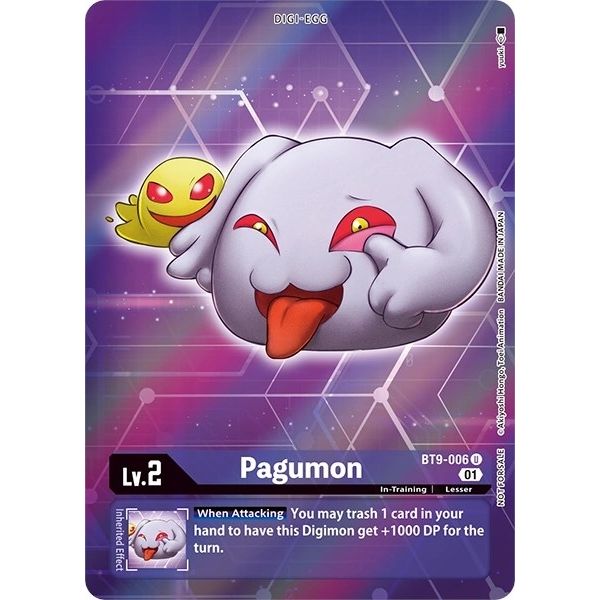 Image for Pagumon (Box Topper) (BT9-006 U) (BT09) - Digimon Card Game