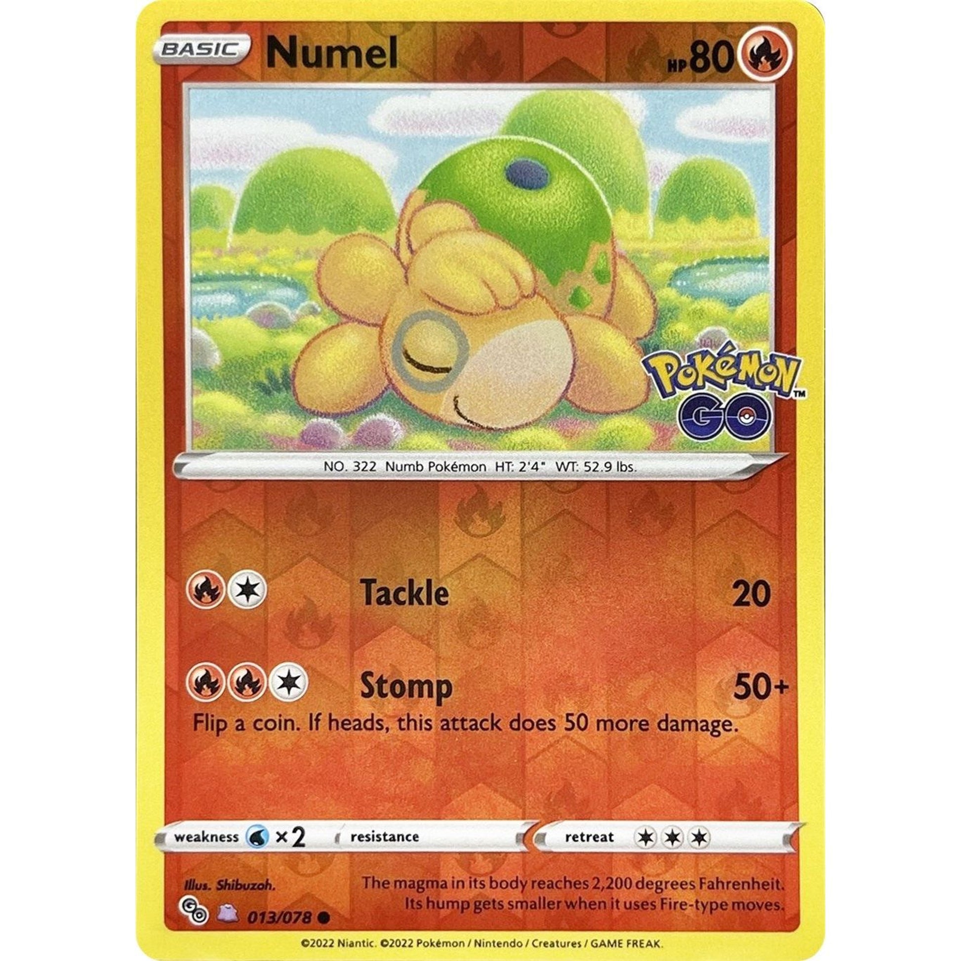 Image for Numel (Peelable Ditto) (013/078) (PGO) - Pokemon
