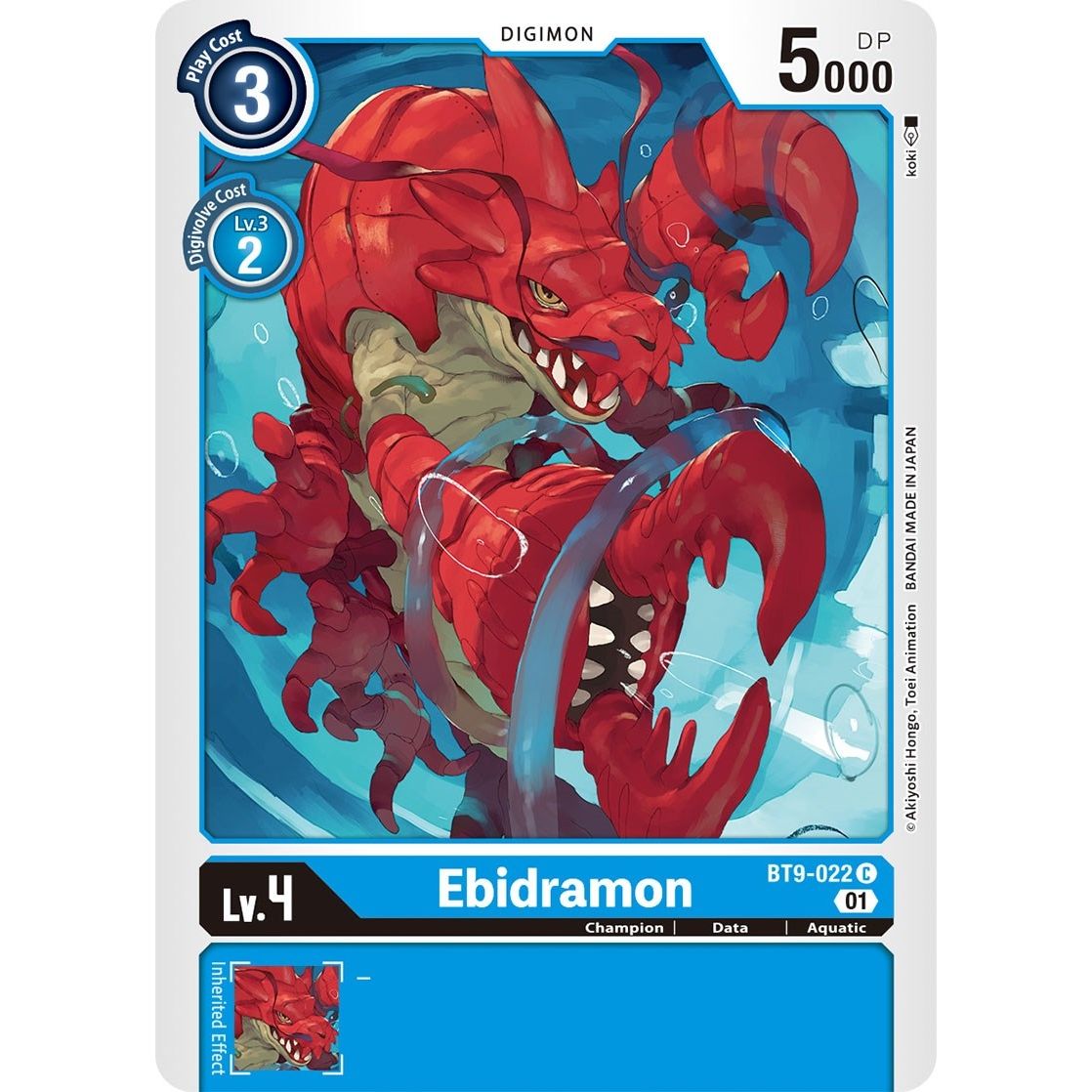 Image for Ebidramon (BT9-022 C) (BT09) - Digimon Card Game