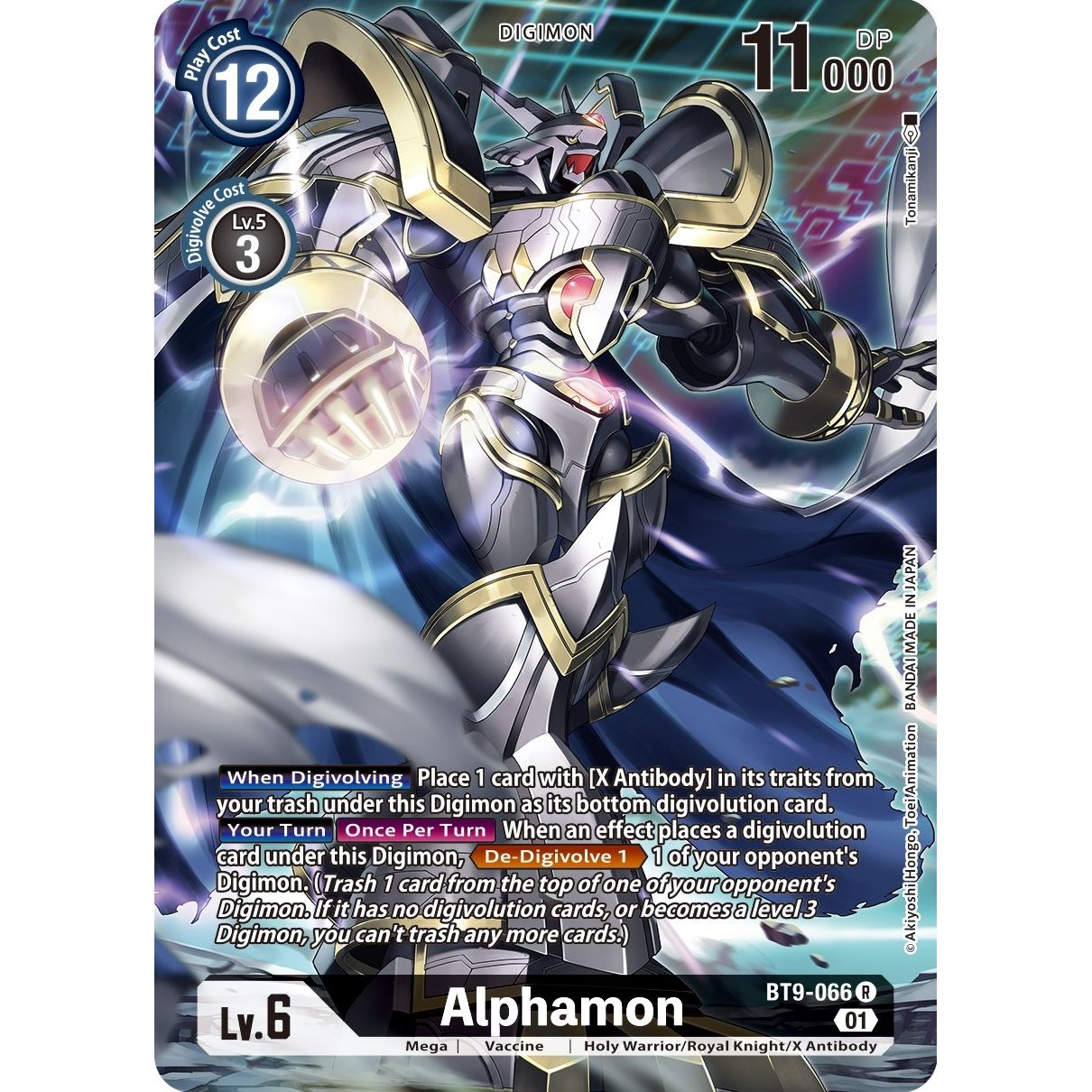 Image for Alphamon (Alternate Art) (BT9-066 R) (BT09) - Digimon Card Game