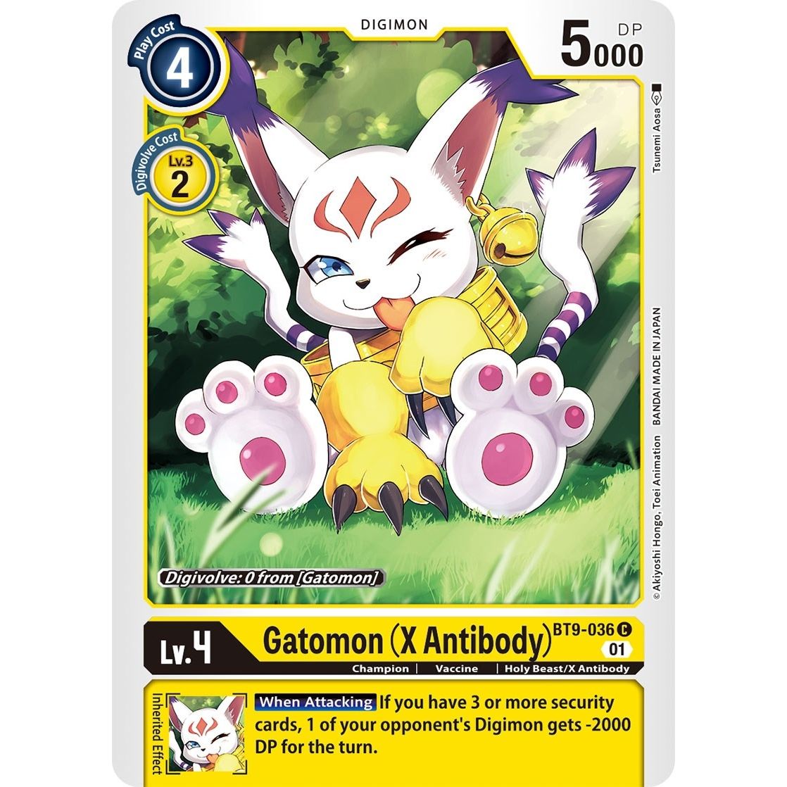 Image for Gatomon (X Antibody) (BT9-036 C) (BT09) - Digimon Card Game