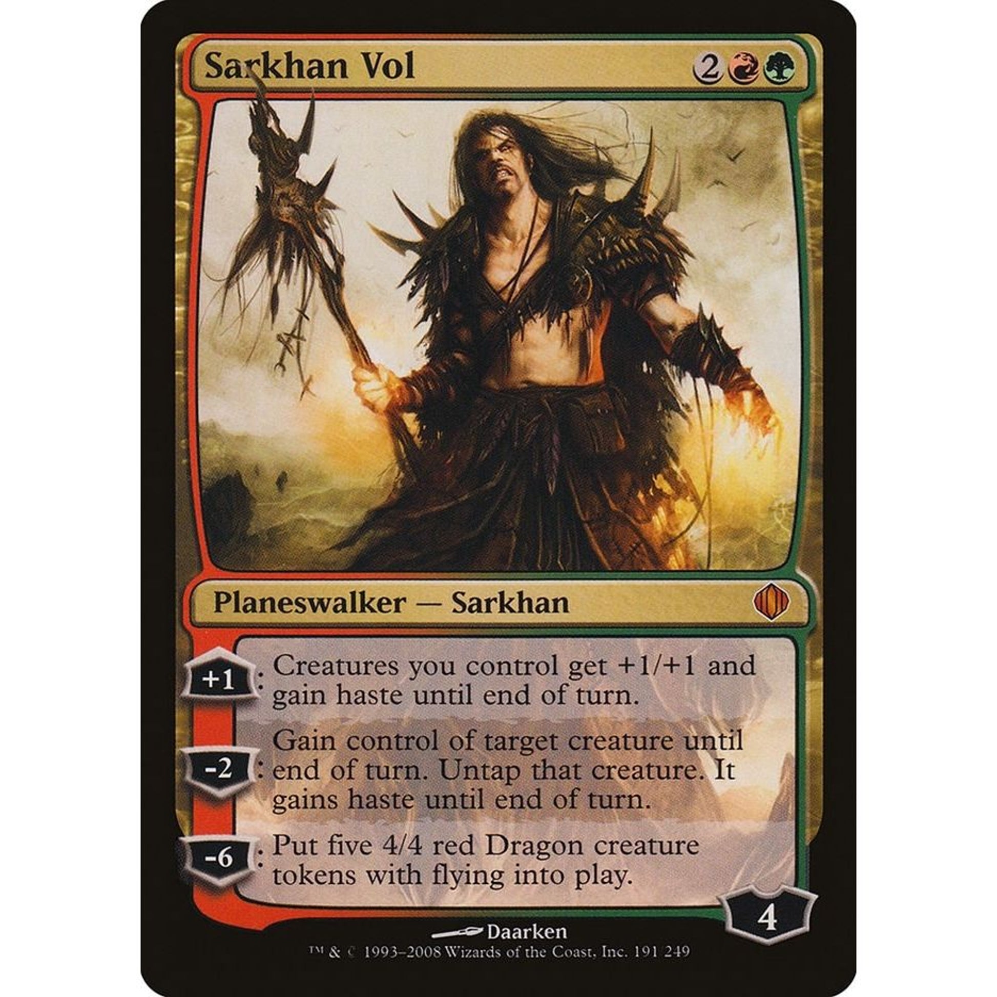 Image for Sarkhan Vol (191) (ALA) - Magic: The Gathering