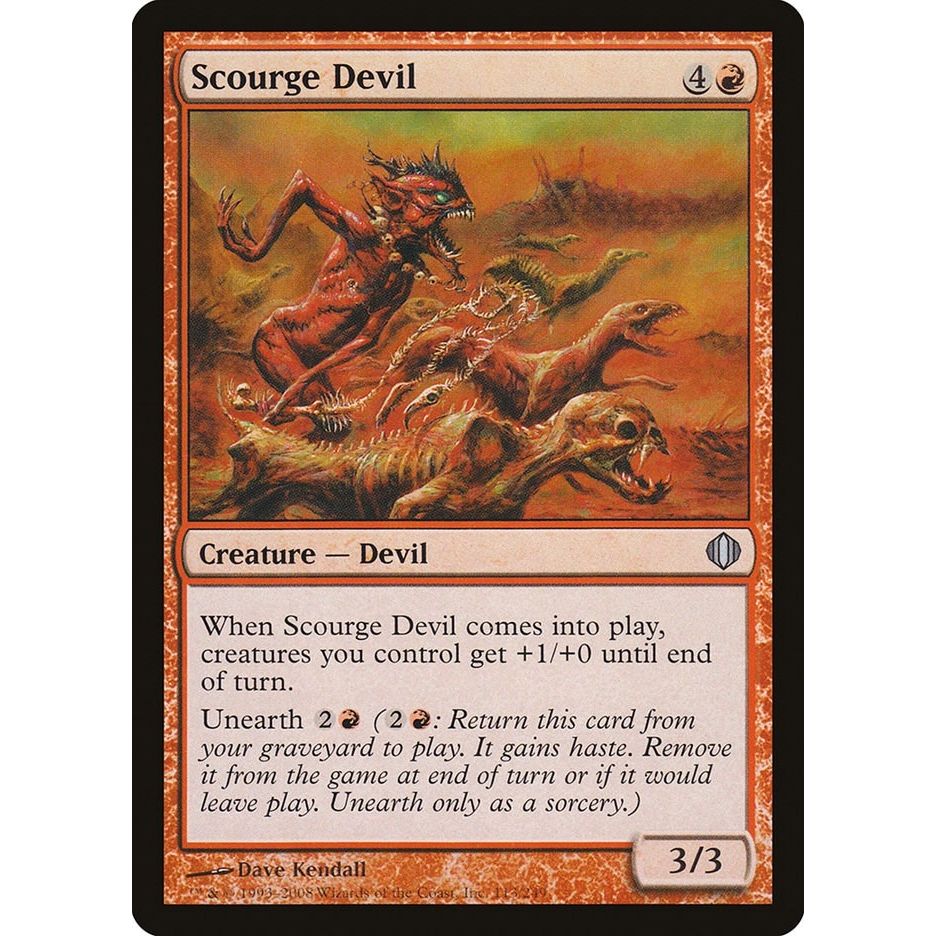 Image for Scourge Devil (113) (ALA) - Magic: The Gathering