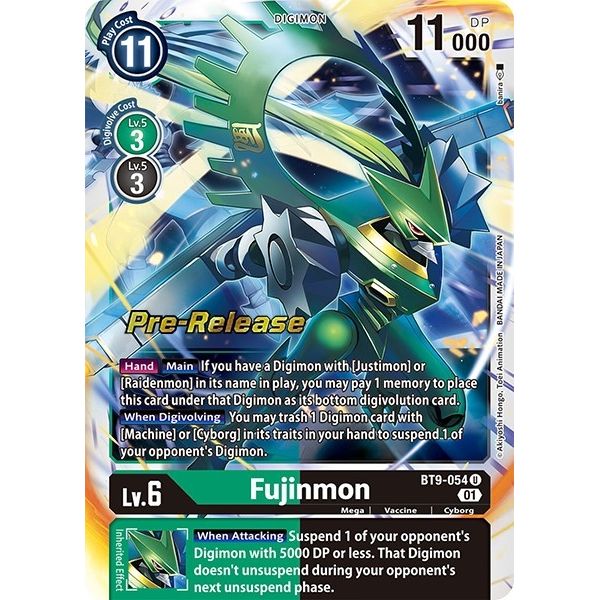 Image for Fujinmon (BT9-054 U) (BT09_PR) - Digimon Card Game
