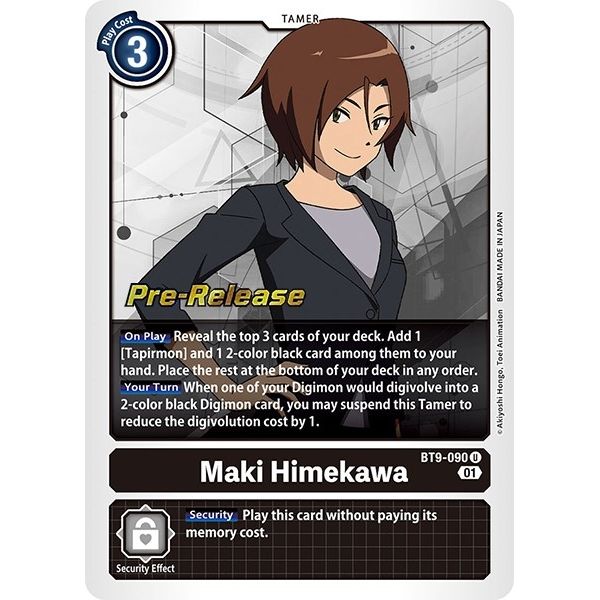 Image for Maki Himekawa (BT9-090 U) (BT09_PR) - Digimon Card Game