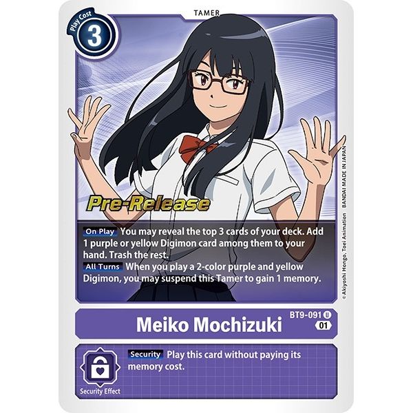 Image for Meiko Mochizuki (BT9-091 U) (BT09_PR) - Digimon Card Game