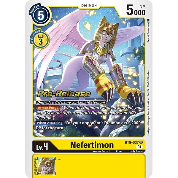Image for Nefertimon (BT9-037 U) (BT09_PR) - Digimon Card Game