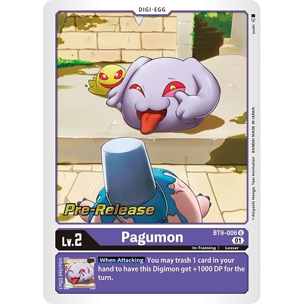 Image for Pagumon (BT9-006 U) (BT09_PR) - Digimon Card Game