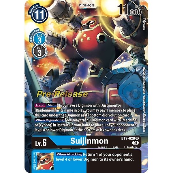 Image for Suijinmon (BT9-029 U) (BT09_PR) - Digimon Card Game