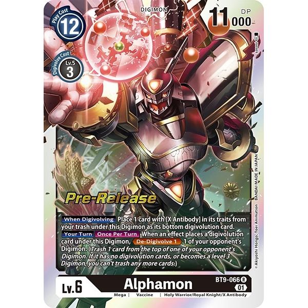 Image for Alphamon (BT9-066 R) (BT09_PR) - Digimon Card Game