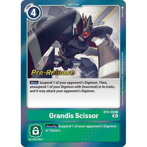 Image for Grandis Scissor (BT9-100 R) (BT09_PR) - Digimon Card Game