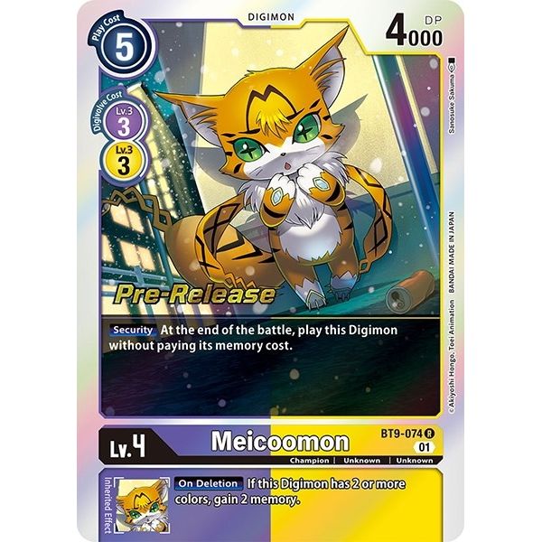 Image for Meicoomon (BT9-074 R) (BT09_PR) - Digimon Card Game