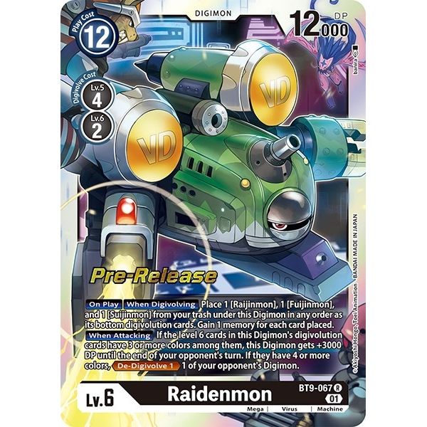 Image for Raidenmon (BT9-067 R) (BT09_PR) - Digimon Card Game