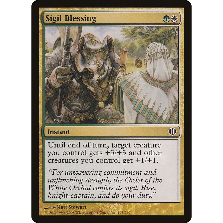 Image for Sigil Blessing (195) (ALA) - Magic: The Gathering