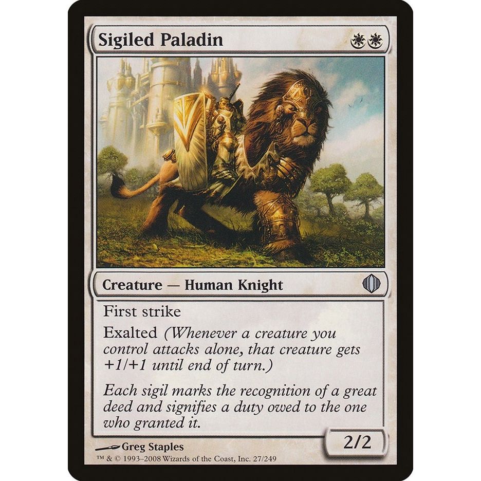 Image for Sigiled Paladin (27) (ALA) - Magic: The Gathering