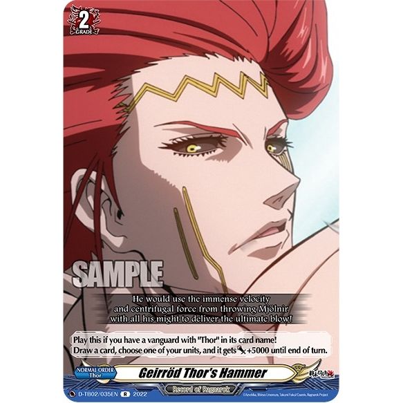 Image for Geirrod Thor's Hammer (D-TB02/035EN) (D-TB02) - Cardfight Vanguard