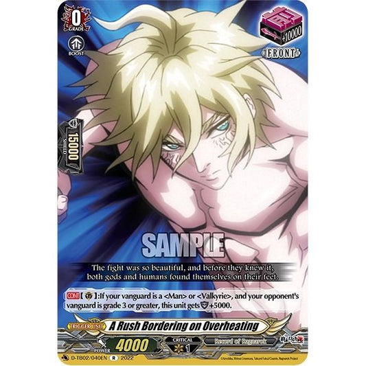 Image for A Rush Bordering on Overheating (40) (D-TB02/040EN) (D-TB02) - Cardfight Vanguard