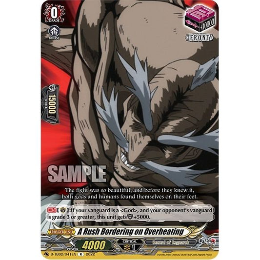 Image for A Rush Bordering on Overheating (41) (D-TB02/041EN) (D-TB02) - Cardfight Vanguard
