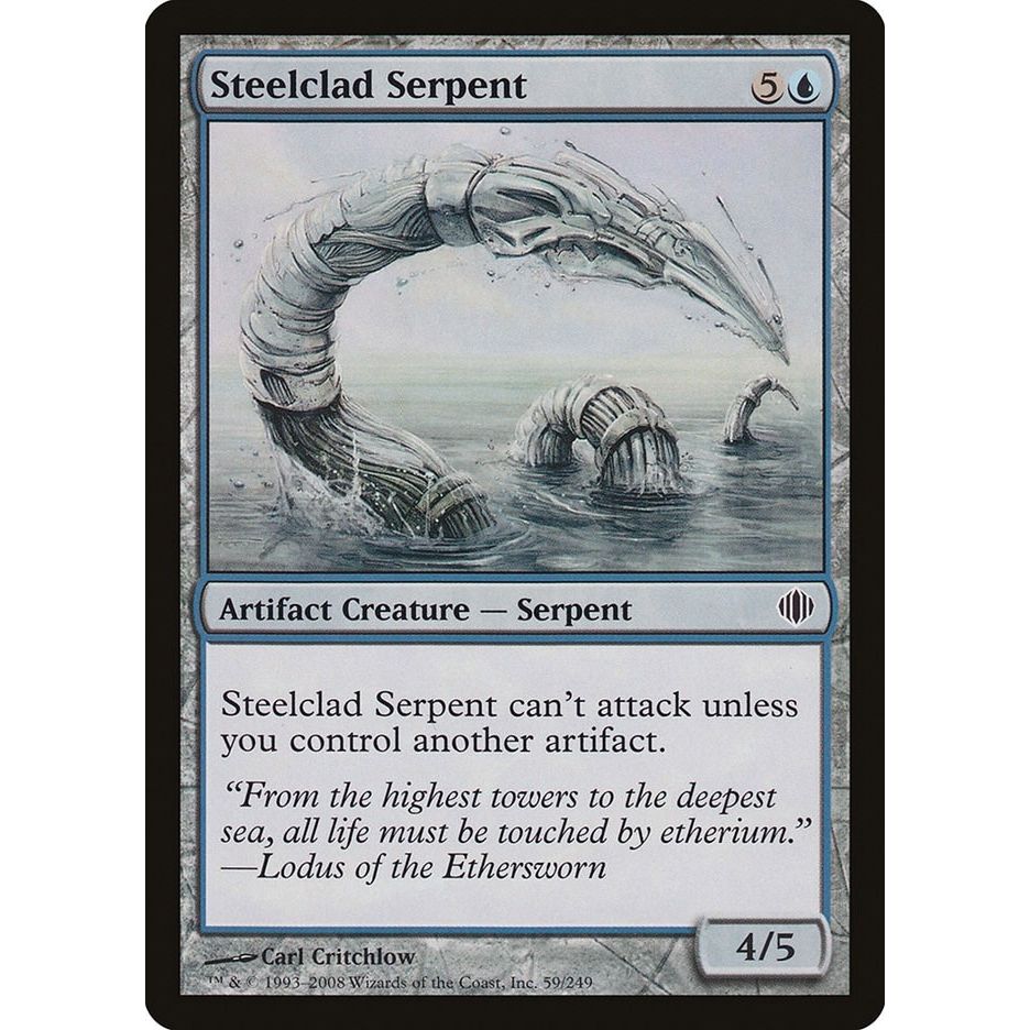 Image for Steelclad Serpent (59) (ALA) - Magic: The Gathering