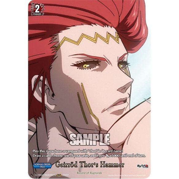 Image for Geirrod Thor's Hammer (RGR) (D-TB02/RGR35EN) (D-TB02) - Cardfight Vanguard