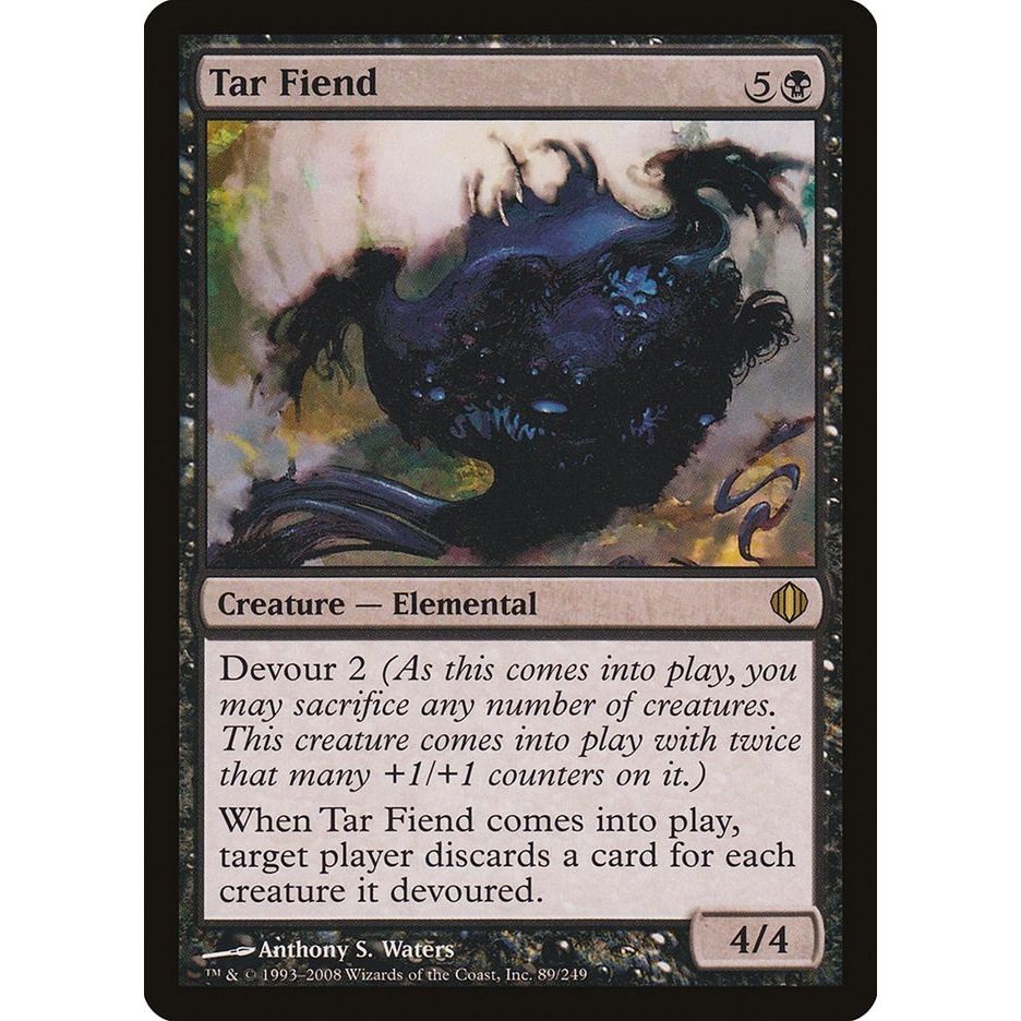 Image for Tar Fiend (89) (ALA) - Magic: The Gathering