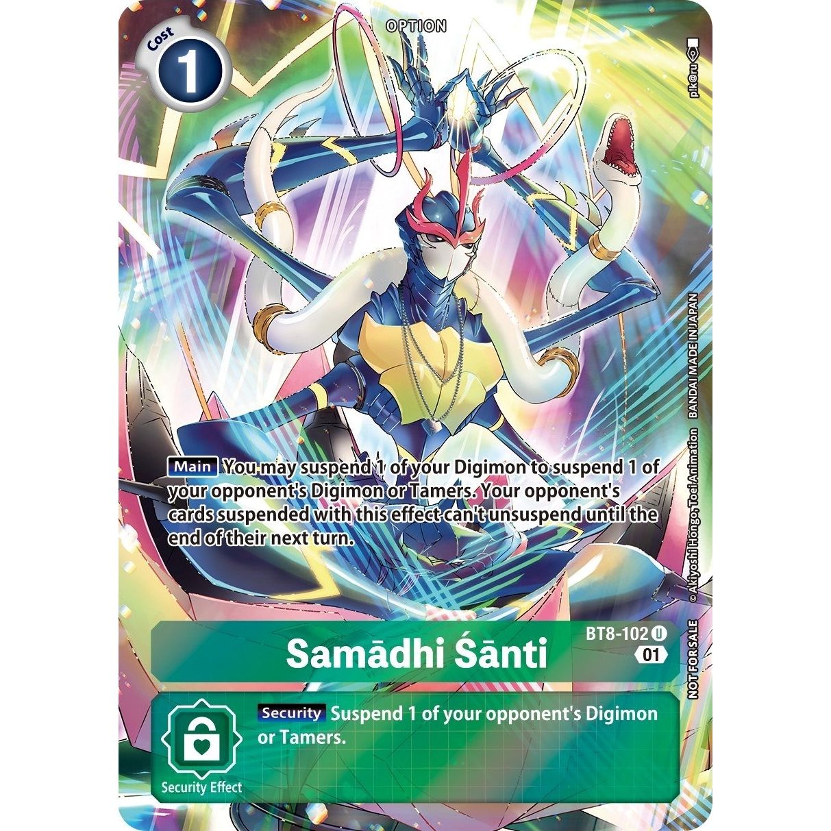 Image for Samadhi Santi (Summer 2022 Dash Pack) (BT8-102 U) (BT08) - Digimon Card Game