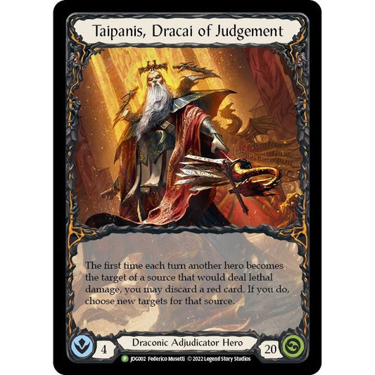 Image for Taipanis, Dracai of Judgement - JDG002 (JDG002) (PR) - Flesh and Blood TCG