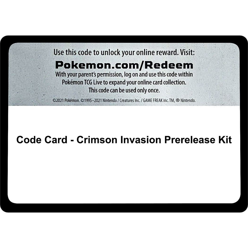 Image for Code Card - Crimson Invasion Prerelease Kit (SM04) - Pokemon