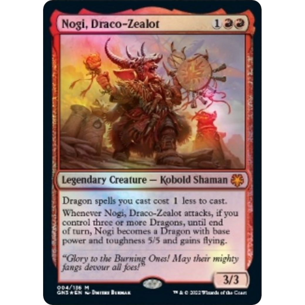 Image for Nogi, Draco-Zealot (4) (GN3) - Magic: The Gathering