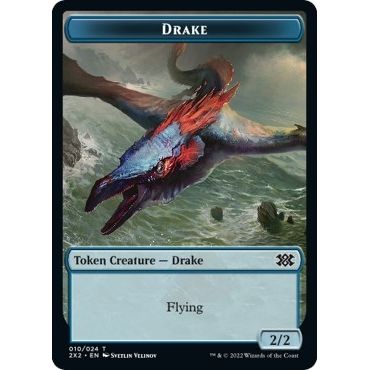 Image for Drake // Knight Double-Sided Token (10 // 5) (2X2) - Magic: The Gathering