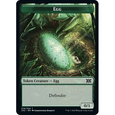 Image for Egg // Aven Initiate Double-Sided Token (16 // 4) (2X2) - Magic: The Gathering