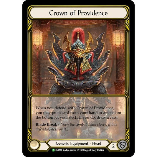 Image for Crown of Providence (Golden) - FAB088 (FAB088) (PR) - Flesh and Blood TCG