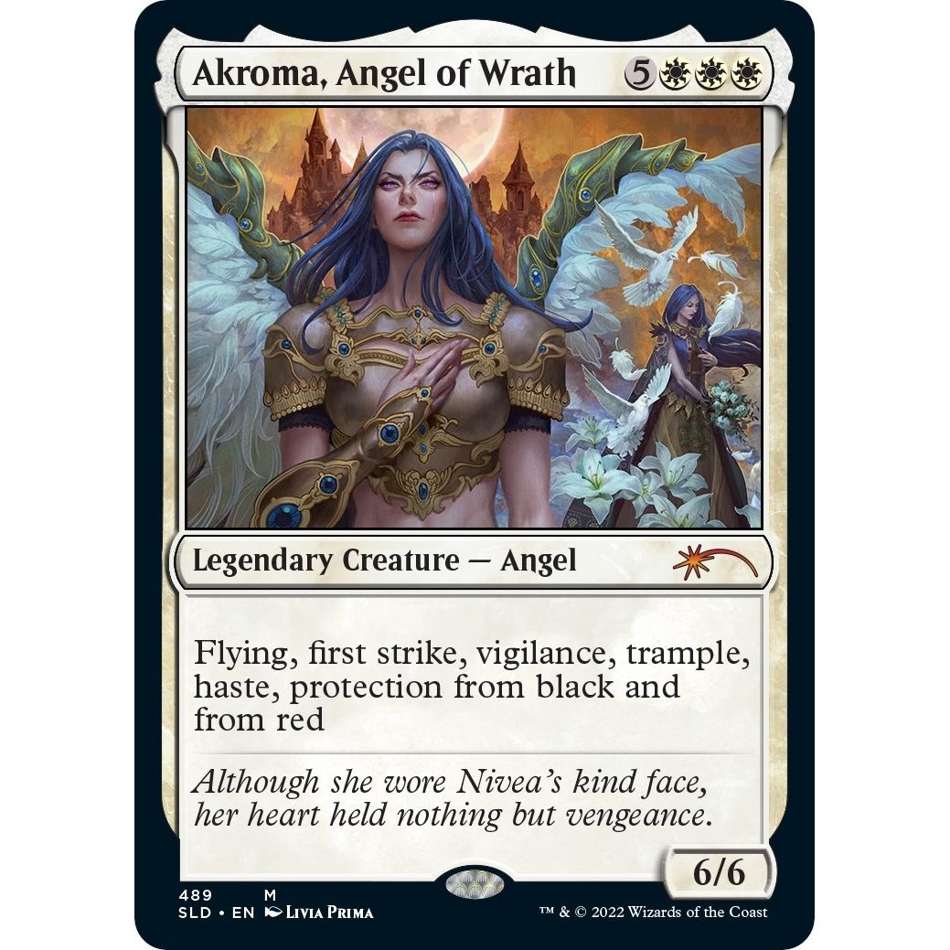 Image for Akroma, Angel of Wrath (489) (SLD) - Magic: The Gathering